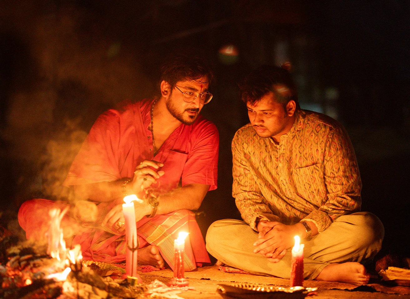Sacred Tantra Diksha initiation ceremony at Nabatara Foundation guided by Gaurav Tribedi with mantra initiation and spiritual energy activation